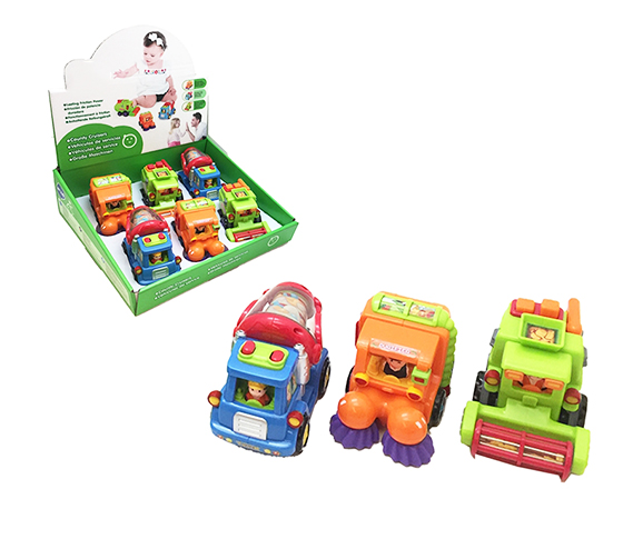 CARTOON CAR 6 PCS/DISPLAY BOX