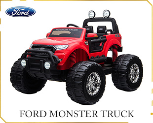 RECHARGEABLE CAR W/RC，FORD LICENCE MONSTER TRUCK