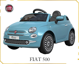 RECHARGEABLE CAR W/ RC, LICENSED FIAT 500