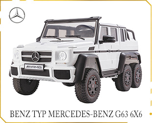 RECHARGEABLE CAR W/ RC,MERCEDES-BENZ G63 6X6