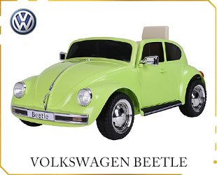RECHARGEABLE CAR W/ RC, LICENSED BEETLE