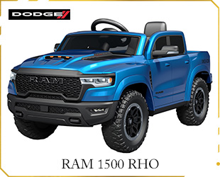 RECHARGEABLE CAR DODGE SUPER TRUCK LICENSE