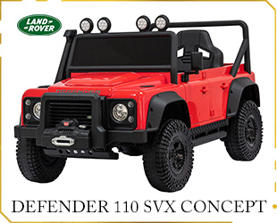 RECHARGEABLE CAR LAND ROVER DEFENDER LICENSE