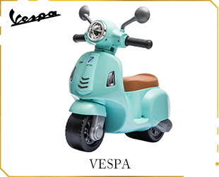 RIDE ON CAR VESPA LICENSE