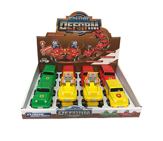 DEFORMATION CAR WITH IC 8 PCS/DISPLAY BOX