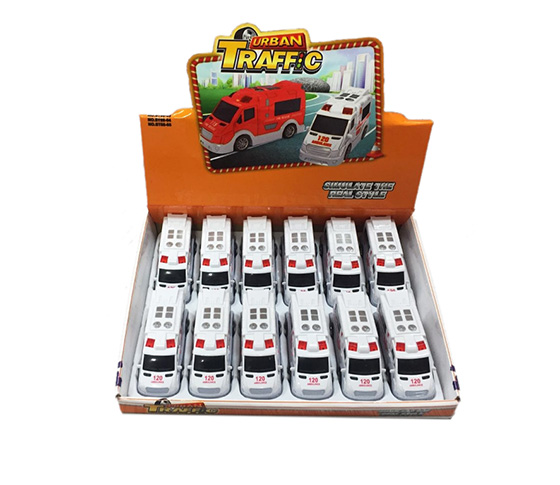 12PCS FRICTION AMBULANCE