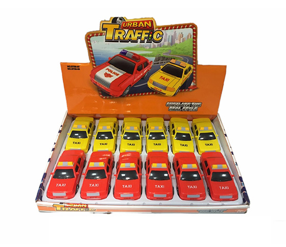 12PCS FRICTION TAXI