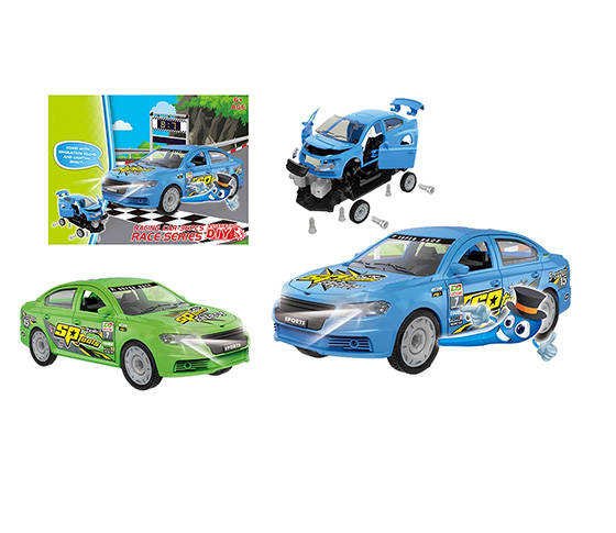 MANUAL CONTROL ASSEMBLY RACING CAR WITH LIGHT AND 