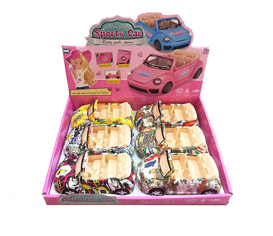 FRICTION CAR WITH LIGHT AND MUSIC 6PCS/DISPLAY BOX