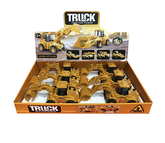 6PCS TRUCK WITH LIGHT AND SOUND