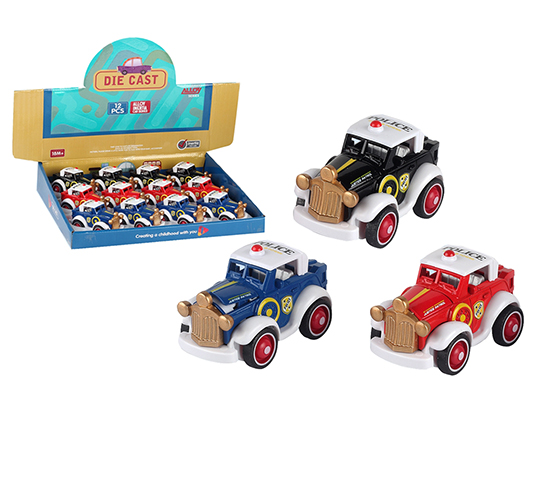 FRICTION ALLOY CAR (12PCS/DISPLAY BOX)