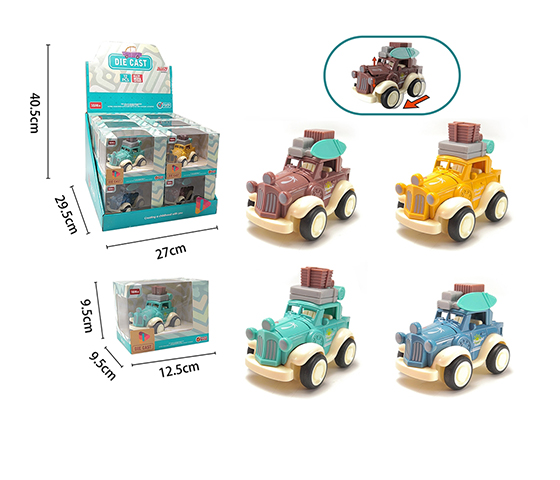 FRICTION METAL CAR (12PCS/DISPLAY BOX)