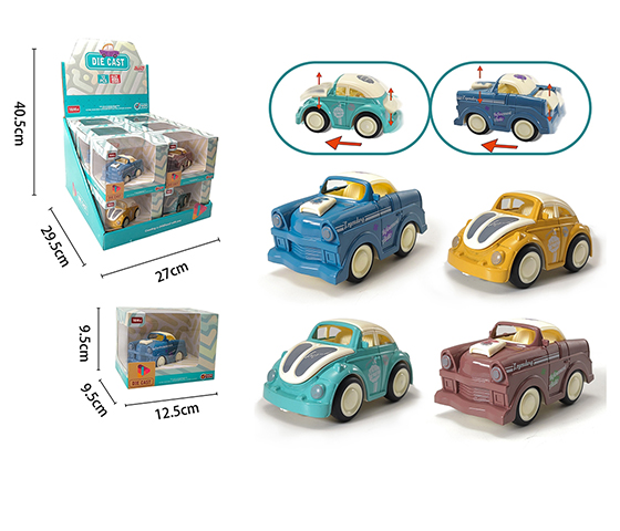 FRICTION METAL CAR (12PCS/DISPLAY BOX)