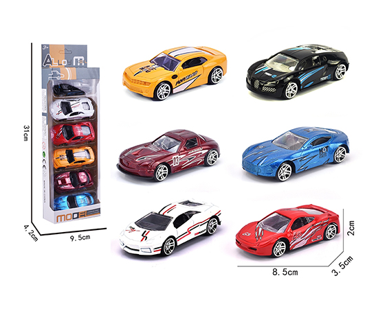 6PCS FREE WHEEL CAR