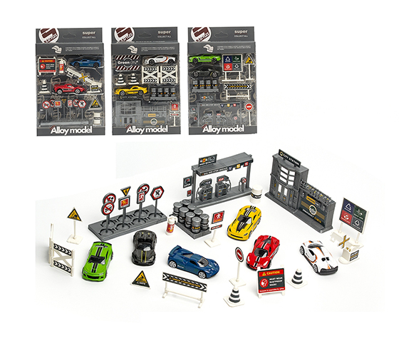 15PCS CITY CAR SET