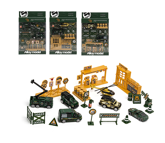 15PCS CITY CAR SET