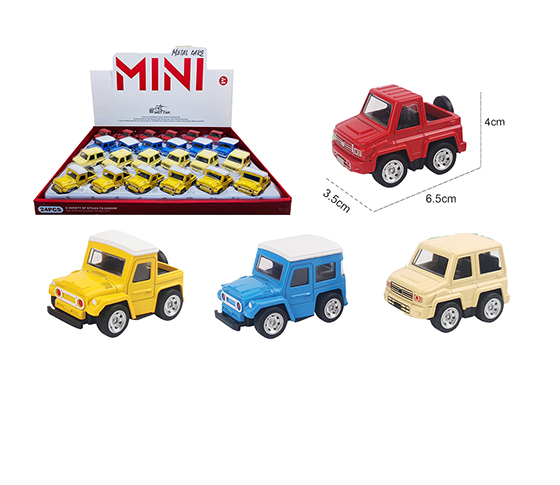  PULL BACK ALLOY CAR (24PCS/DISPLAY BOX)