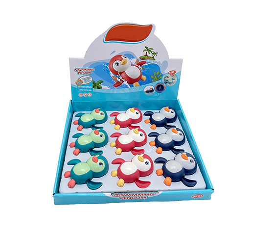 9PCS WIND UP SWIMMING PENGUIN