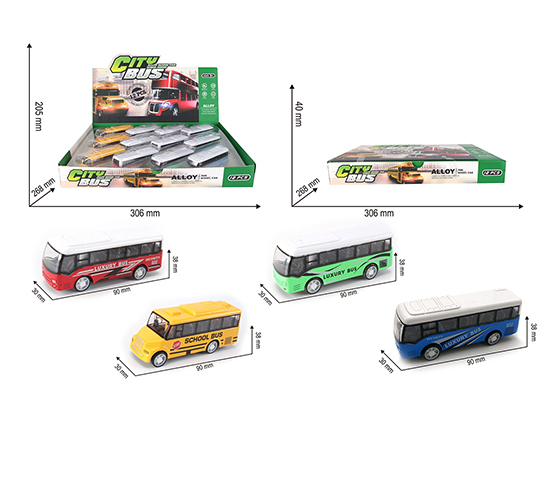 PULL BACK BUS (12PCS/DISPLAY BOX)