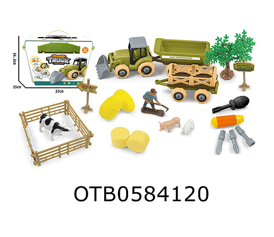 DISASSEMBLING FARMER'S CAR