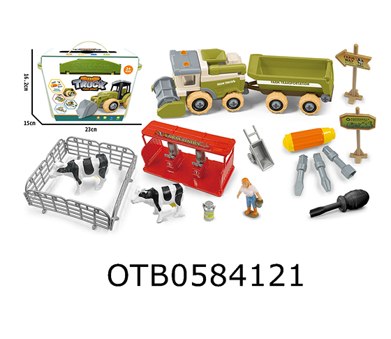 DISASSEMBLING FARMER'S CAR