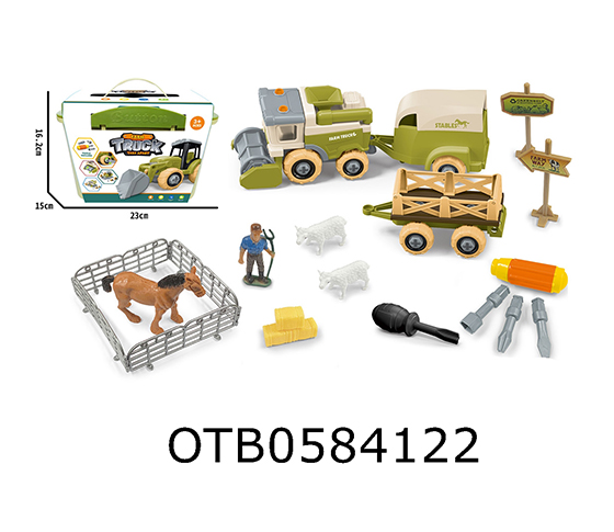 DISASSEMBLING FARMER'S CAR