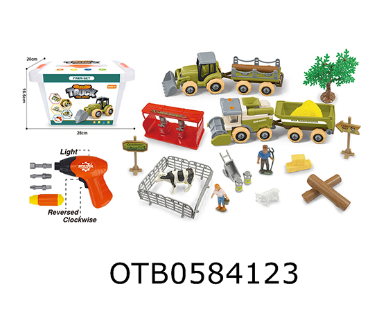 DISASSEMBLING FARMER'S CAR