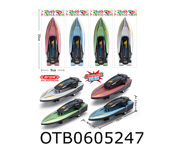 PULL BACK SPEEDBOAT