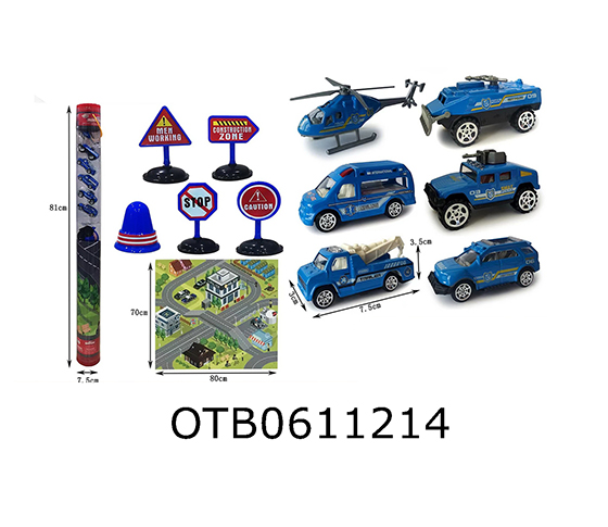 POLICE CAR SET