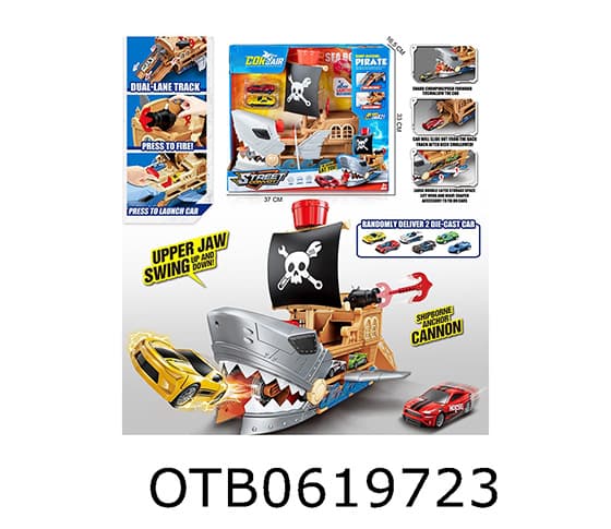 LAUNCH SHARK PIRATE SHIP