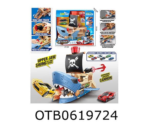 LAUNCH SHARK PIRATE SHIP