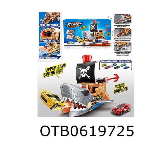 LAUNCH SHARK PIRATE SHIP