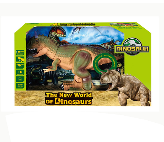 INFRARED REMOTE CONTROL DINOSAUR WITH LIGHT AND PR