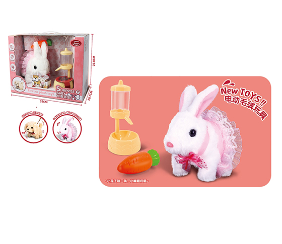 PLUSH RABBIT SET