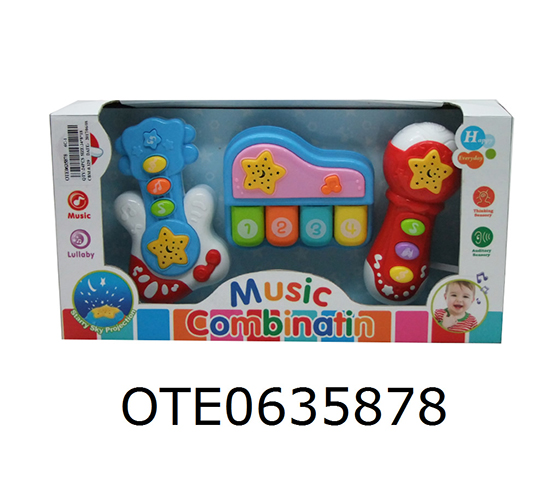 3PCS MUSICAL INSTRUMENTS