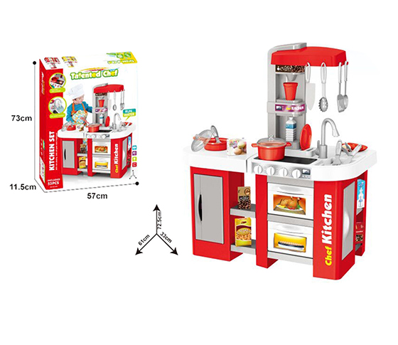 KITCHEN SETS WITH WATER SPRAY,LIGHT AND SOUND