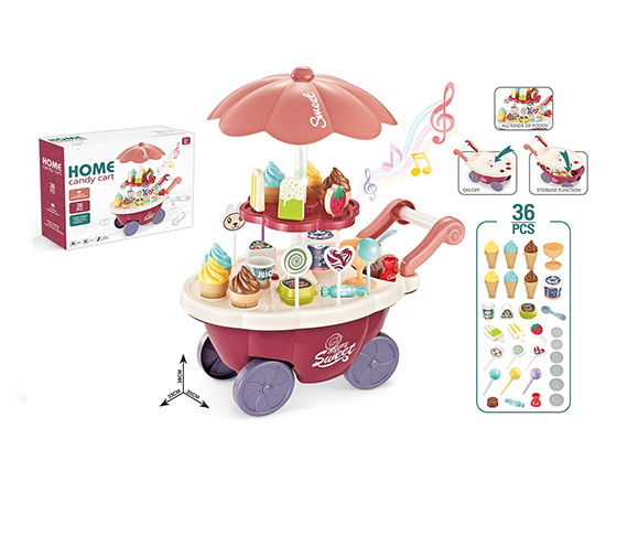 MINI CANDY CART WITH LIGHT AND MUSIC