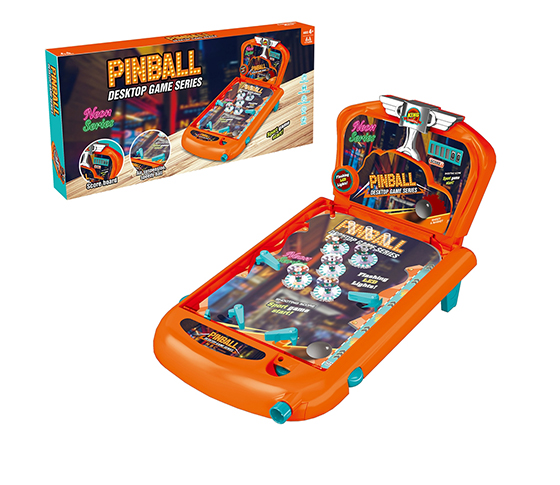 PINBALL GAME TOYS WITH LIGHT ,SOUND AND SCORING DE