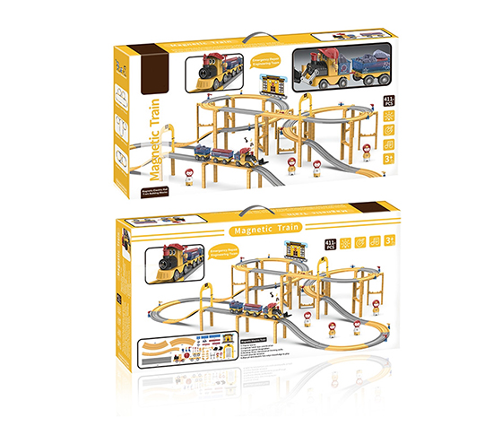 MAGNETIC ELECTRIC TRAIN TRACK BUILDING BLOCKS-REPA