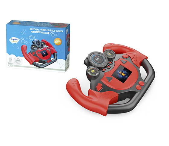 STEERING WHEEL BUBBLE MACHINE