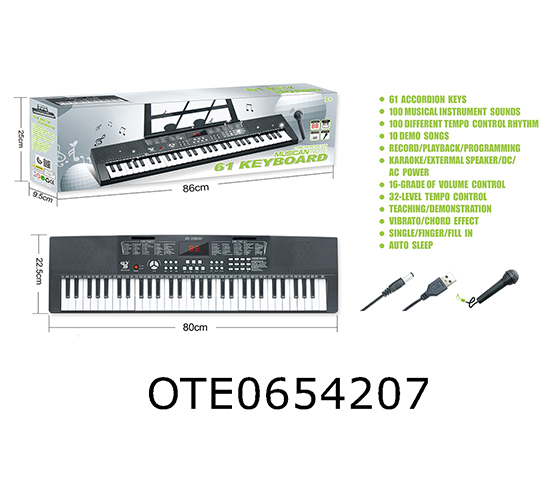 61 KEY MULTIFUNCTIONAL ELECTRONIC ORGAN