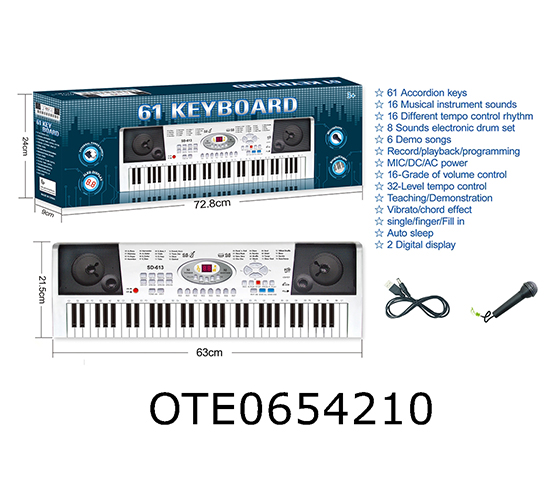 61 KEY MULTIFUNCTIONAL ELECTRONIC ORGAN