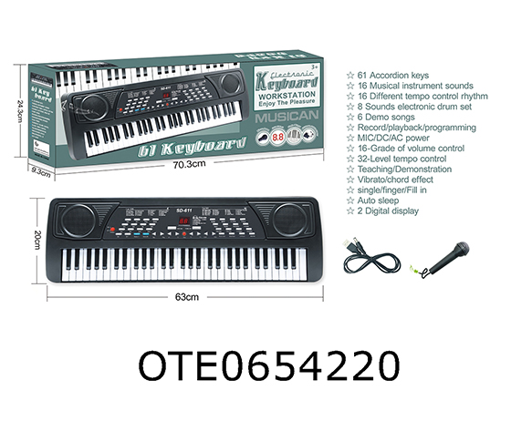 61 KEY MULTIFUNCTIONAL ELECTRONIC ORGAN