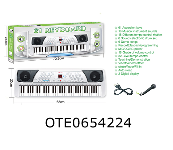 61 KEY MULTIFUNCTIONAL ELECTRONIC ORGAN