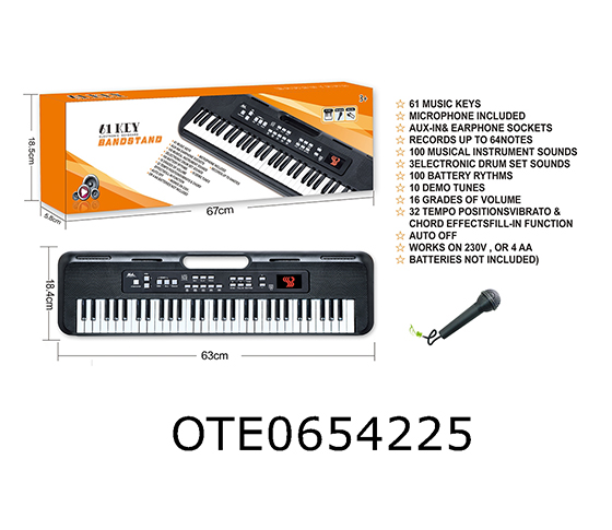 61 KEY MULTIFUNCTIONAL ELECTRONIC ORGAN