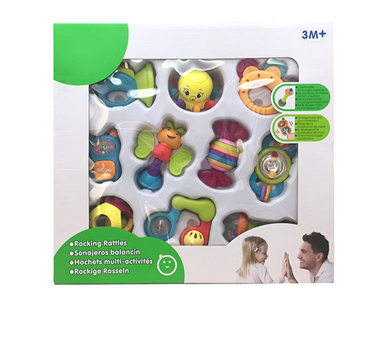 10PCS BABY RATTLE