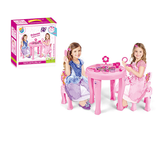 2 IN 1 TEA SET AND ACCESSORIES TABLE 