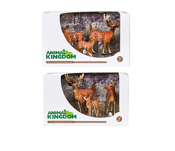 3PCS SIKA DEER