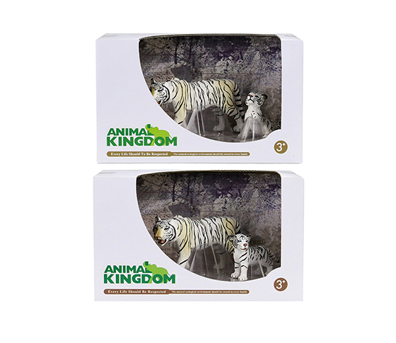 2PCS WHITE TIGER