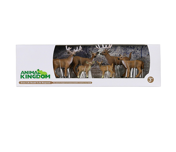 6PCS WHITE TAILED DEER